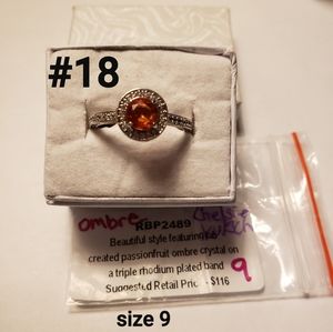 Ombre ring bomb ring